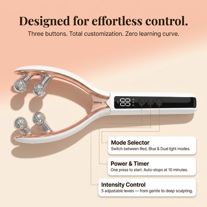 Halo Sculpt Pro™ — 8-Head EMS + RF Sculpting Device for Lift, Contour & Tone